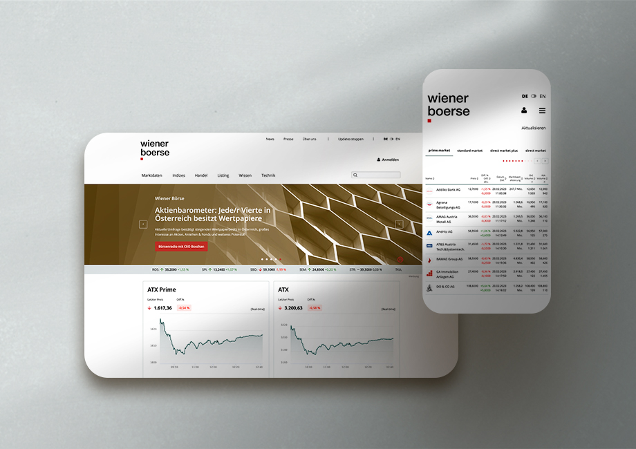 Deetail Referenzen Wiener Börse